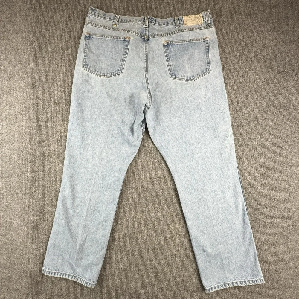 VTG RedHead Jeans Mens 42 Light Wash Blue Classic Fit Straight Denim 9046-A